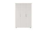 Armoire Mike – Blanc, 3 portes – 120 × 183 cm – vue principale