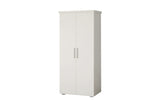 Armoire Mike – Blanc, 2 portes – 80 × 183 cm – vue 3