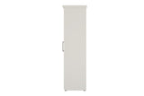 Armoire Mike – Blanc, 2 portes – 80 × 183 cm – vue 4