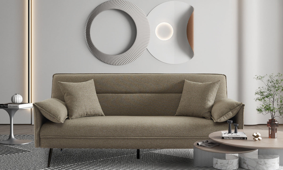 Canapé-lit Sivas – Beige – vue 2