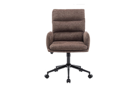 Chaise de bureau Aimé – Brun – vue principale