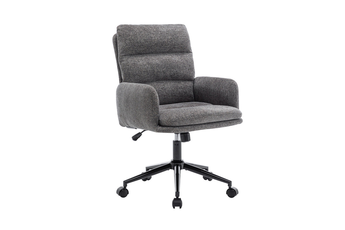 Chaise de bureau Aimé – Gris foncé – vue 4