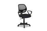 Chaise de bureau Hippa – Noir – vue principale