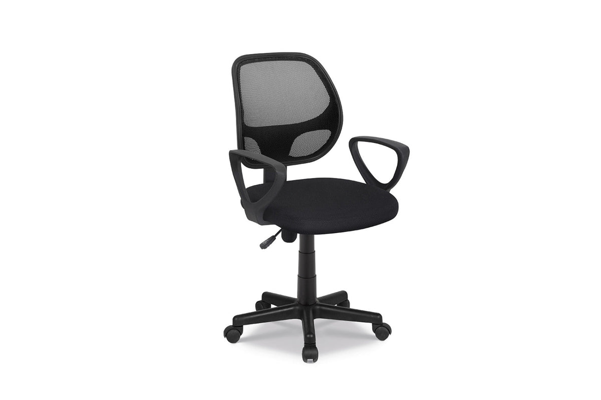 Chaise de bureau Hippa – Noir – vue principale