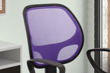 Chaise de bureau Hippa – Mauve – vue 5