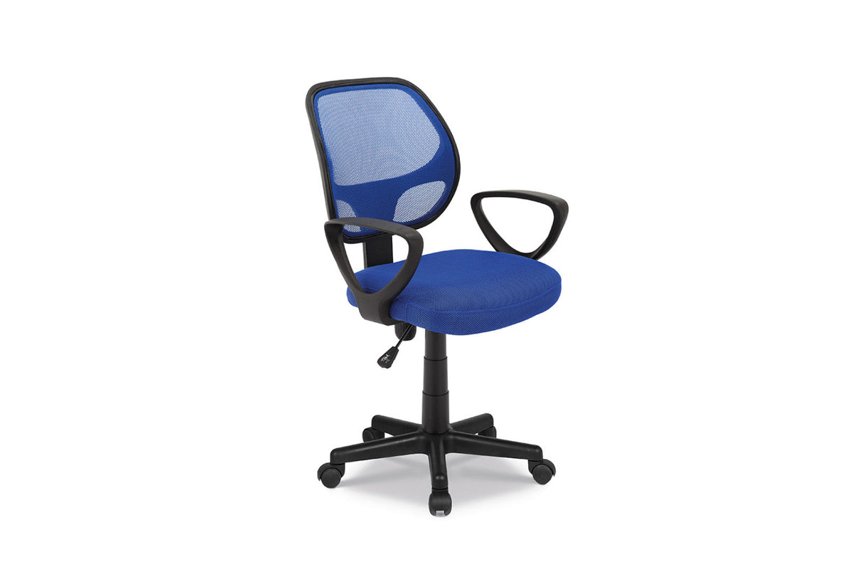 Chaise de bureau Hippa – Bleu – vue principale