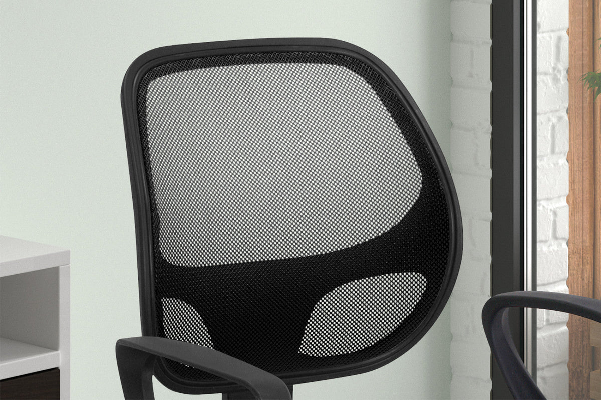 Chaise de bureau Hippa – Noir – vue 5