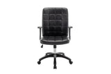 Chaise de bureau Luka – Noir – vue principale