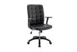 Chaise de bureau Luka – Noir – vue 3