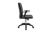 Chaise de bureau Luka – Noir – vue 4
