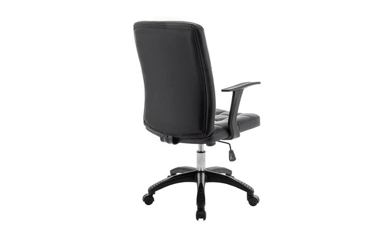 Chaise de bureau Luka – Noir – vue 5