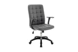 Chaise de bureau Luka – Gris – vue 3