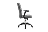 Chaise de bureau Luka – Gris – vue 4