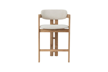 Chaise de comptoir Camille – Frêne naturel – vue principale