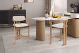 Chaise de comptoir Camille – Frêne naturel – vue 4