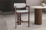 Chaise de comptoir Camille – Frêne noyer – vue 3