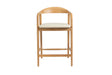 Chaise de comptoir Claire – Frêne naturel – vue principale