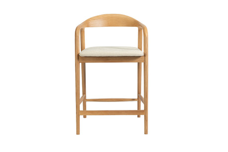 Chaise de comptoir Claire – Frêne naturel – vue principale