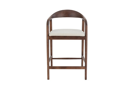 Chaise de comptoir Claire – Frêne noyer – vue principale