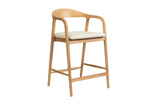 Chaise de comptoir Claire – Frêne naturel – vue 5