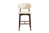 Chaise de comptoir Clara – Frêne noyer – vue principale