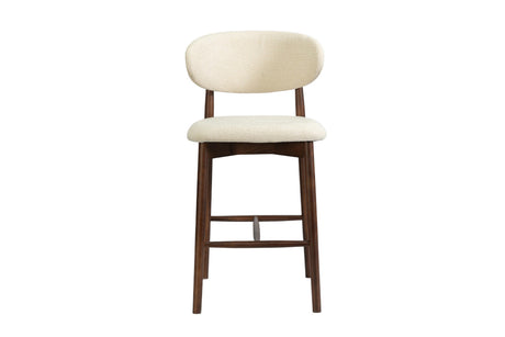 Chaise de comptoir Clara – Frêne noyer – vue principale