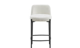 Chaise de comptoir Ella – blanc