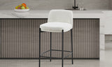 Chaise de comptoir Ella – blanc