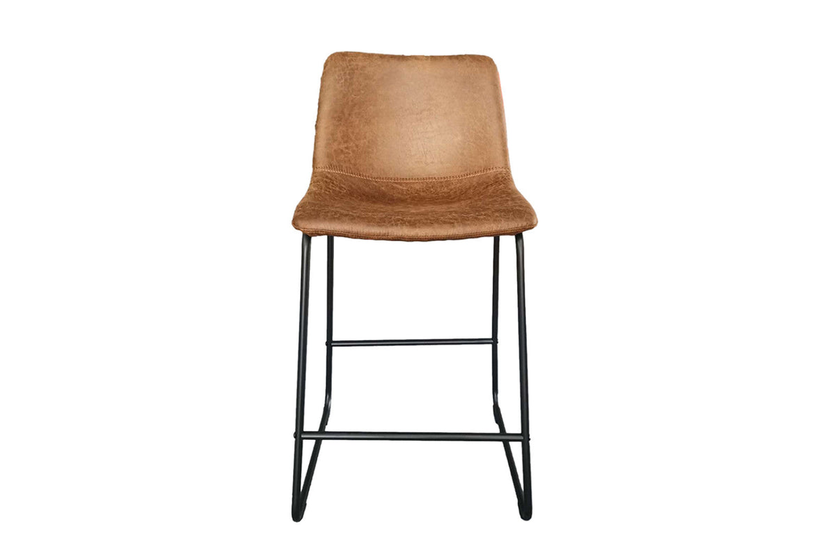 Chaise de comptoir Mancia – ote topper 02 cognac