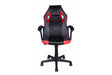 Chaise de jeu Tiger – en noir/rouge/gris