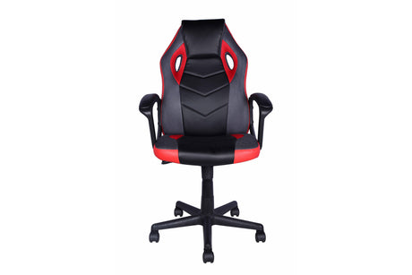 Chaise de jeu Tiger – en noir/rouge/gris