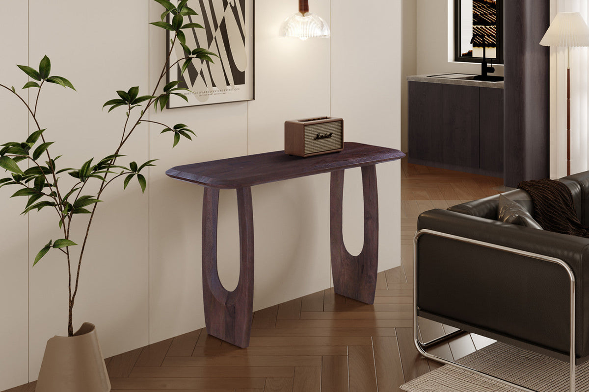 Console Braga – Brun foncé – vue 2