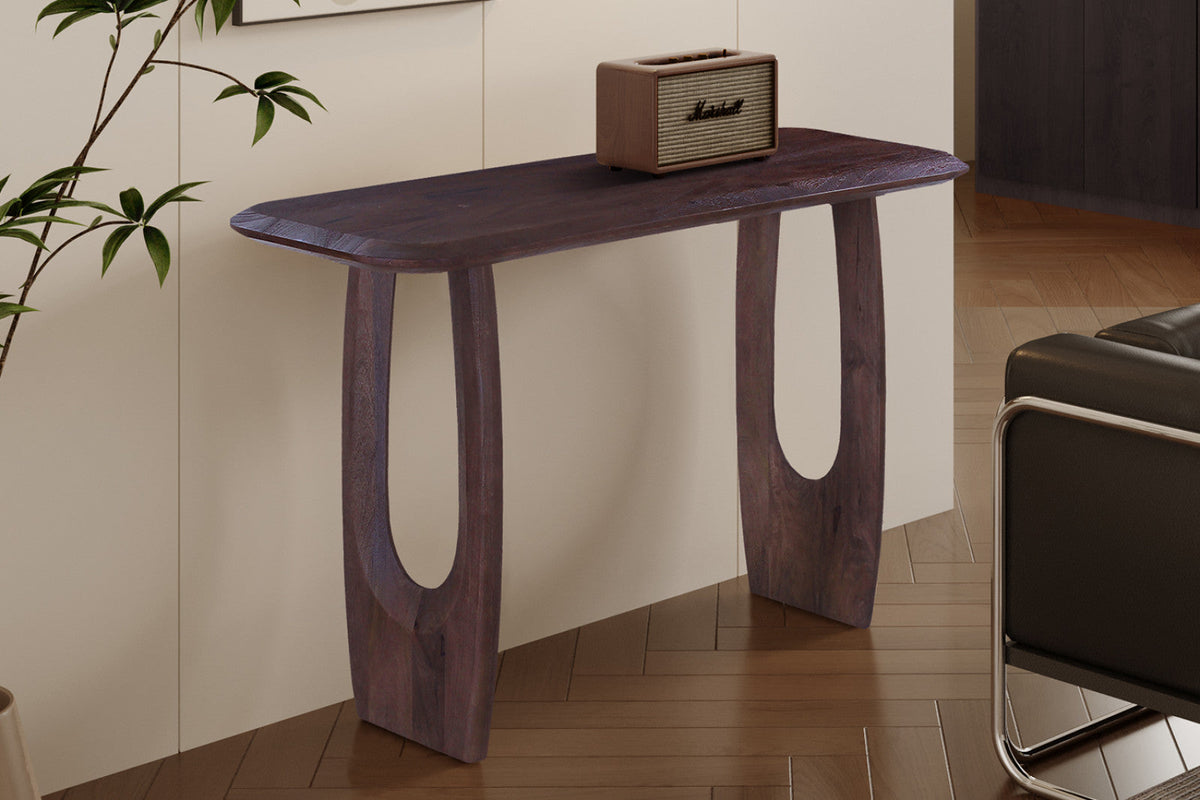 Console Braga – Brun foncé – vue 3