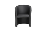 Fauteuil Charlie – Noir – vue principale
