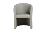 Fauteuil Charlie – Gris clair vintage – vue principale