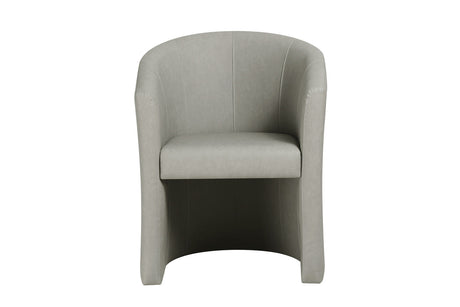 Fauteuil Charlie – Gris clair vintage – vue principale