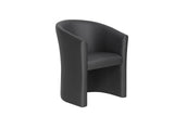 Fauteuil Charlie – Noir – vue 3