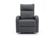 Fauteuil relax France – relevable manuellement noir