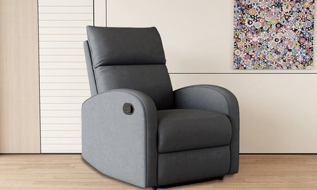 Fauteuil relax France – relevable manuellement noir