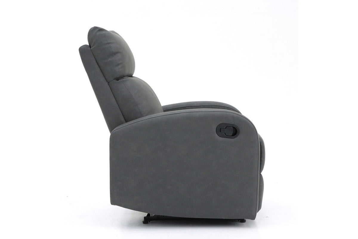 Fauteuil relax France – relevable manuellement noir
