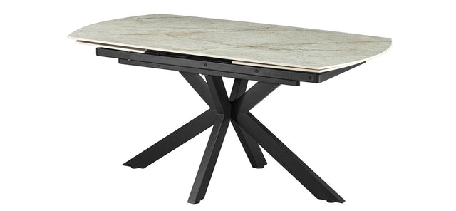 Table extensible 'Ares' 160-240 cm Ovale Danoise Brillant Pierre Beige - 51940_6