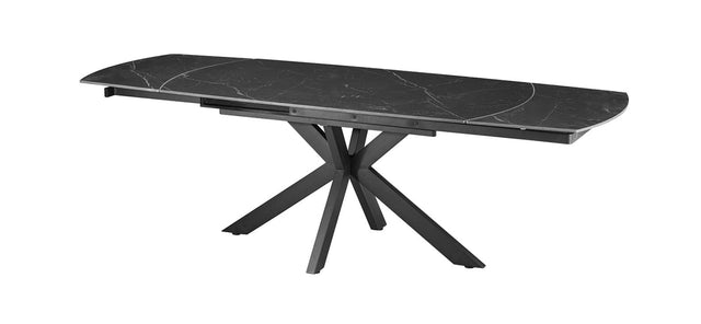 Table extensible 'Ares' 160-240 cm Ovale Danoise Pierre Noir - 51940_2
