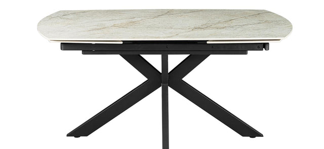 Table extensible 'Ares' 160-240 cm Ovale Danoise Brillant Pierre Beige - 51940_6