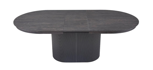 Table extensible 'Lagos' 180-220 cm Ovale Décor Brun foncé - 51830