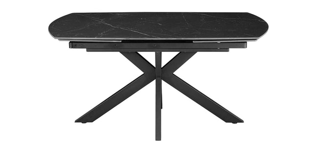 Table extensible 'Ares' 160-240 cm Ovale Danoise Pierre Noir - 51940_2