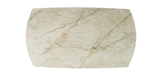 Table extensible 'Ares' 160-240 cm Ovale Danoise Brillant Pierre Beige - 51940_6