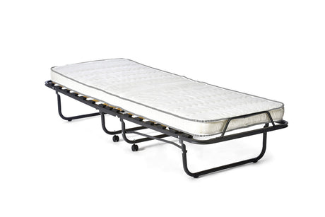Lit pliable Bruxelles – métal noir – 90x200 cm