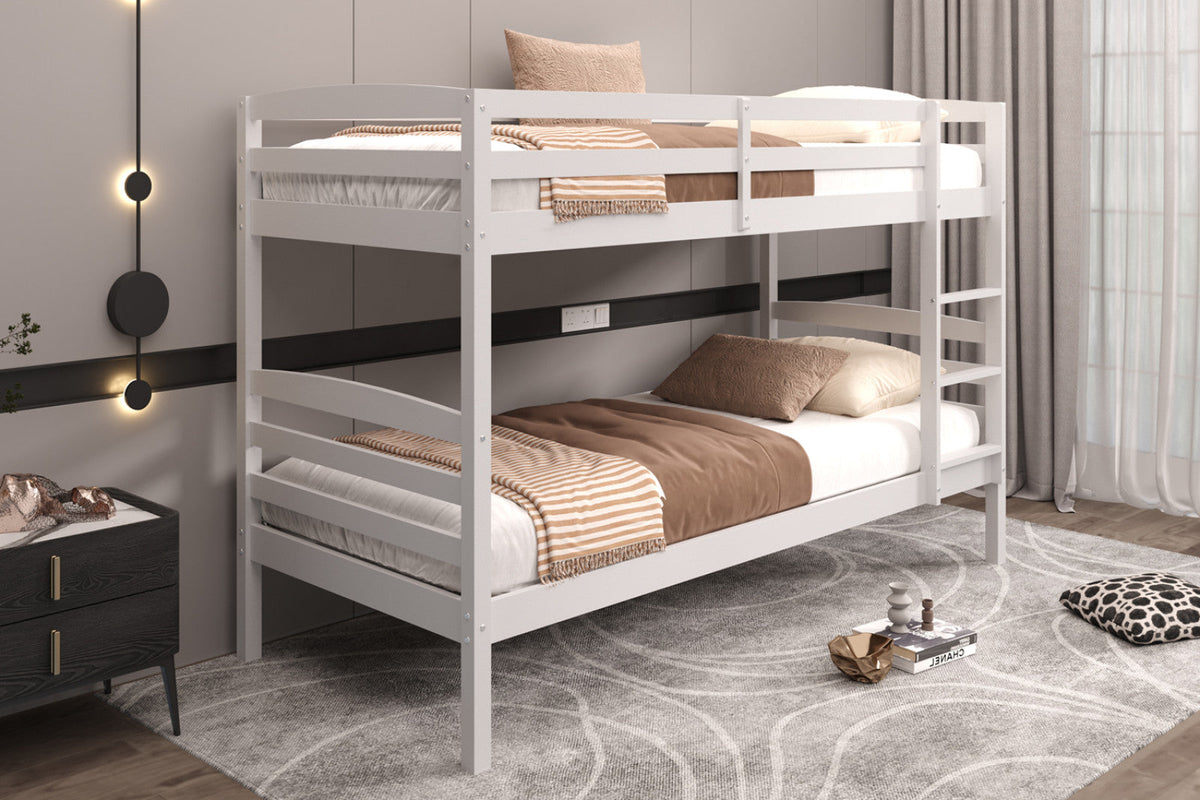 Lit superposé Roy – divisible blanc – 90x200 cm