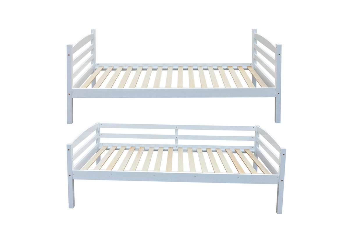 Lit superposé Roy – divisible blanc – 90x200 cm