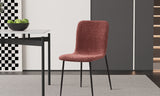 Chaise Alice – Bouclé rose – vue 3